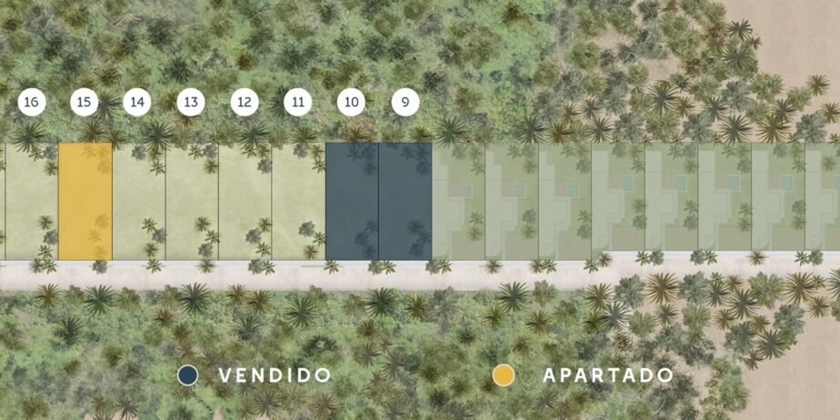 Terrenos con acceso a la playa a través del club de playa en Sisal Yucatán 441 m² (14.15 m x 31.2 m) desde $2,650,000.°°mxn