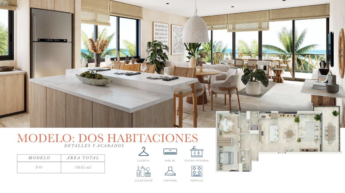 MODEO 2 HABITACIONES T01