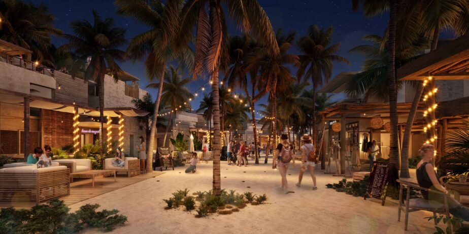 Terrenos premium boutique en segunda fila con club y acceso a la playa en Sisal Yucatán, dentro de proyecto de lujo estilo bora bora con vista a la laguna interior,  primera etapa, dimensiones desde 12x30m 360m² (Lote c-20 orilla) hasta 14x40m 551m2 (lote b-30 isla)