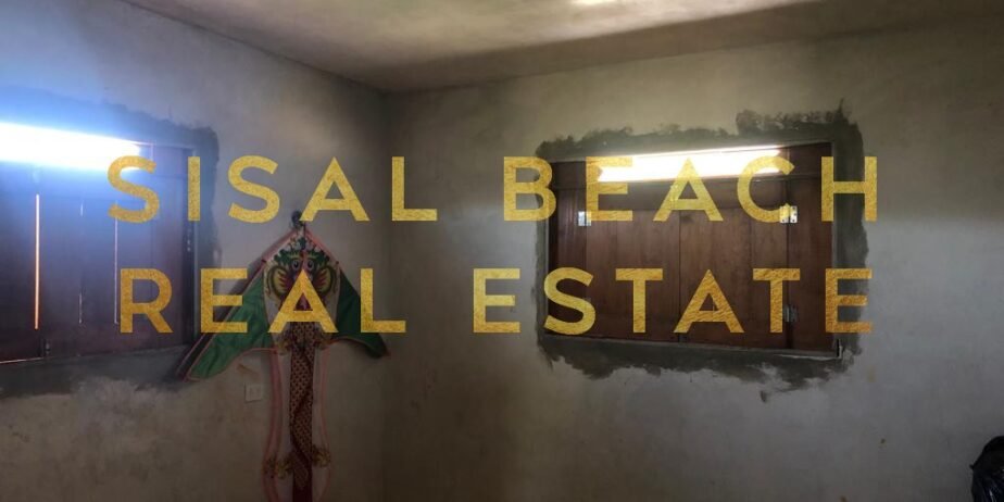 Casa en venta en Sisal Yucatán cerca de la playa dentro de terreno de 11×37.26m construcción de 104m² patio con alberca