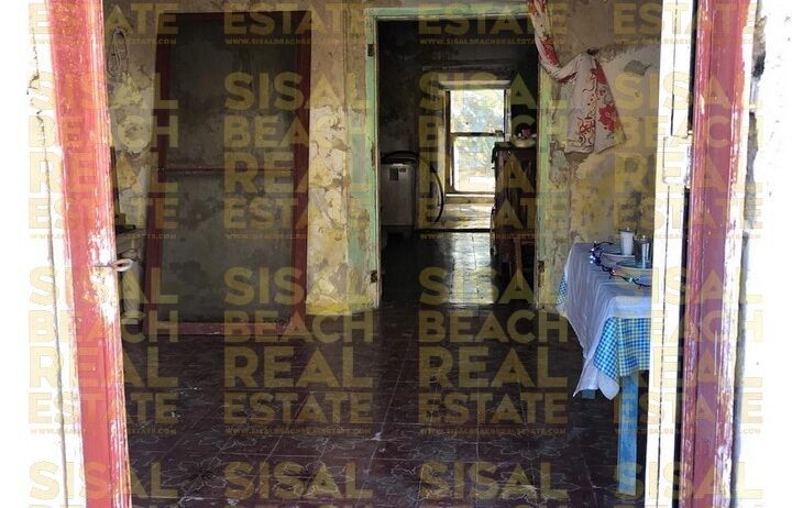 Casa en venta en Sisal Yucatán 4x13m $1,000,000.°°MXN /  House on sale in Sisal $48,373.°°USD