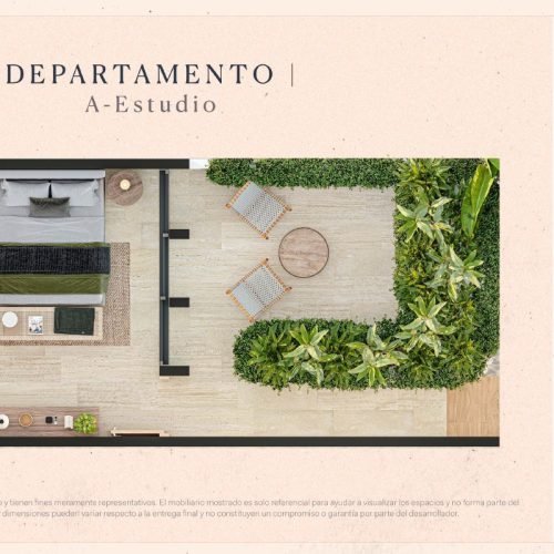 APARTAMENTO A ESTUDIO PLANTA ALTA FRENTE DESARROLLO