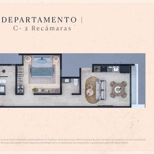 APARTAMENTO C 2 RECAMARAS TORRE