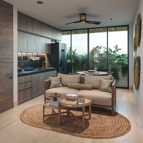 Apartamento Interior Costa Sisal Yucatan (11)