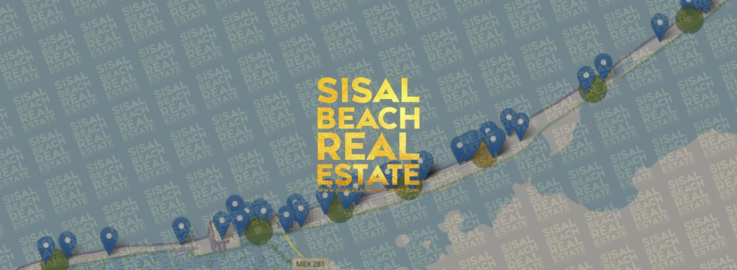 Mapa Interactive Properties Sisal Beach Yucatan Mexico 2
