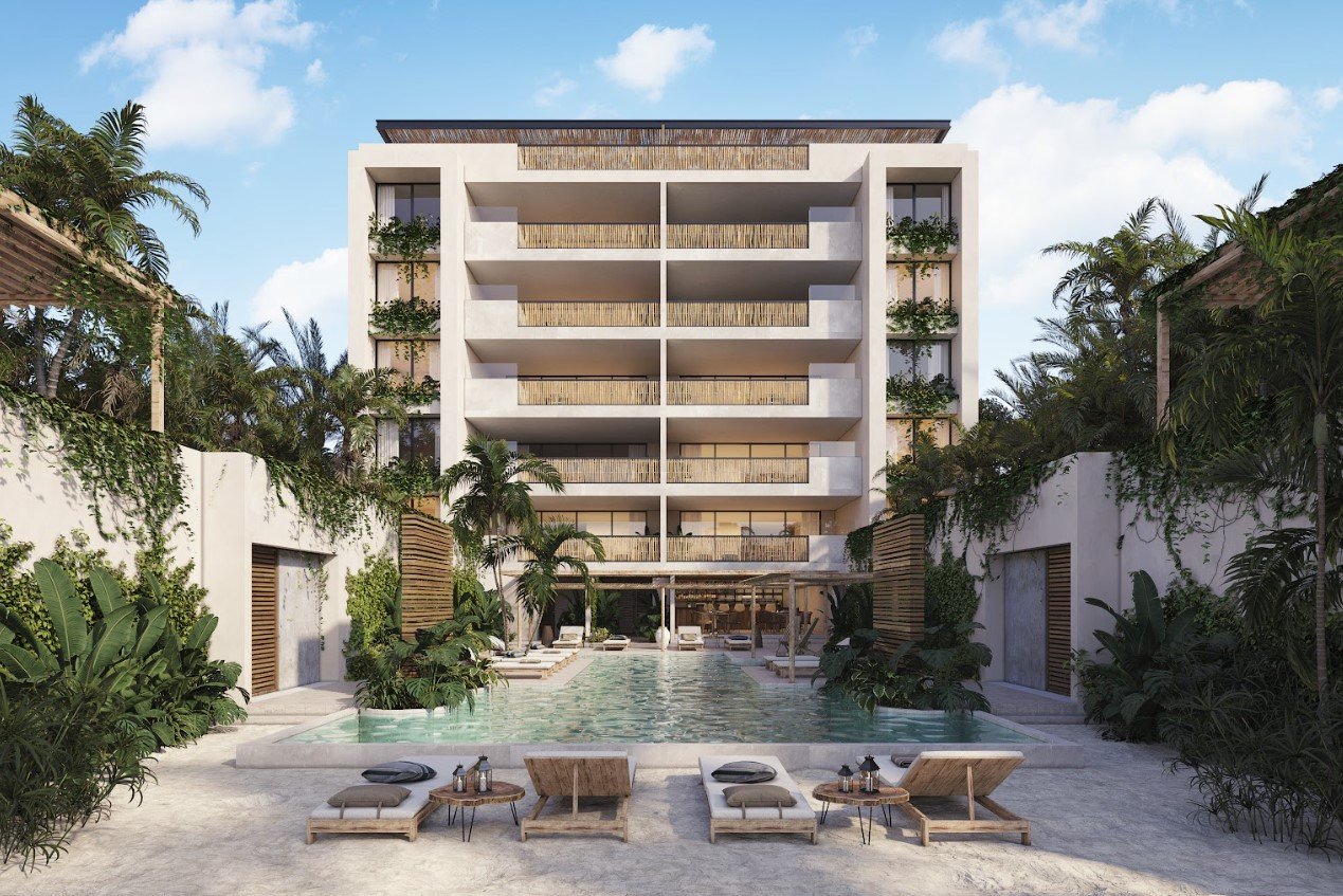 Apartamentos de lujo frente al mar en Sisal Yucatán (desde $