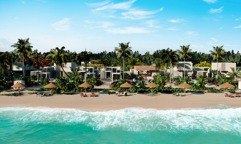Terrenos en venta Sisal frente a la playa 1ra y 2da fila dentro de desarrollo estilo "b…