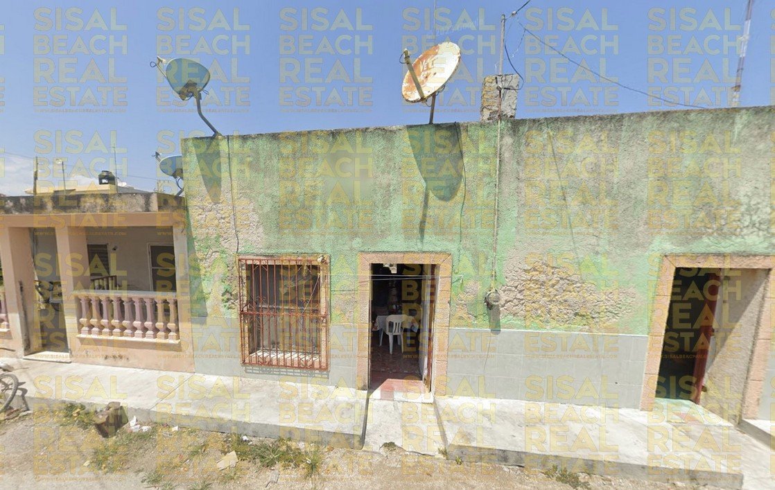 Casa en venta en Sisal Yucatán 4.60 x 16m  / House on sale i